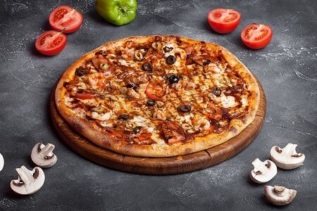 С креветками терияки