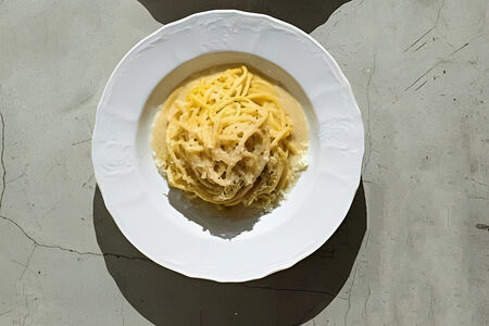 Спагетти качо-э-пепе