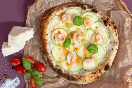 Пицца Креветки-цукини