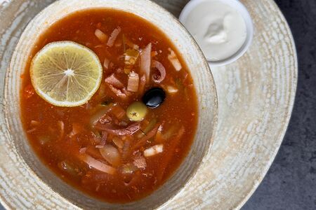 Мясная солянка