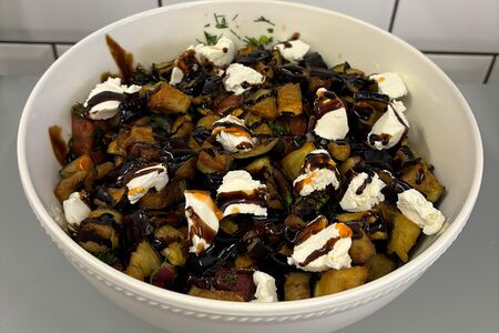 Салат с баклажанами