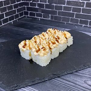 Лава с лососем терияки