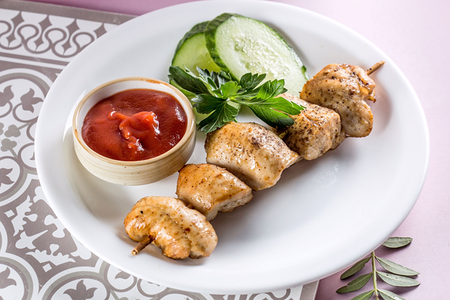 Шашлычок из куриной грудки