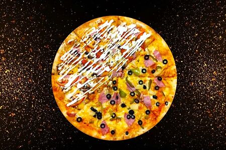 Пицца 50/50 Венеция и Гавайская