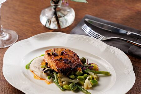 Копченый лосось