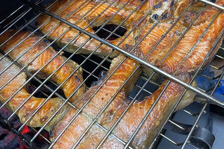 Шашлык из семги