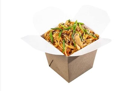 Удон с курицей в терияки-соусе