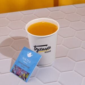 Напиток Облепиха-имбирь с чёрным чаем