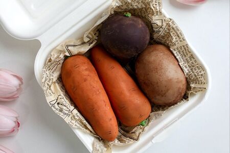 Пирожные картошка в форме овощей S