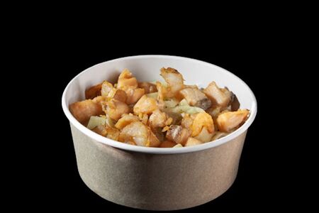 Паста с лососем и креветкой