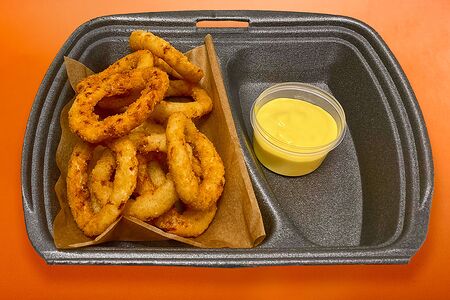 Луковые кольца в панировке