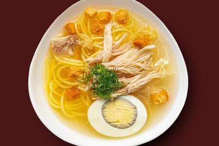 Куриный супчик с лапшой