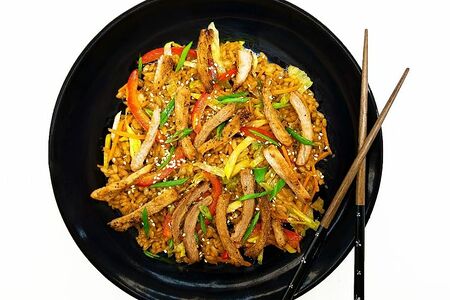 Вок Рис со свининой