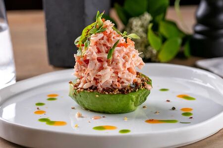 Японский тартар из камчатского краба