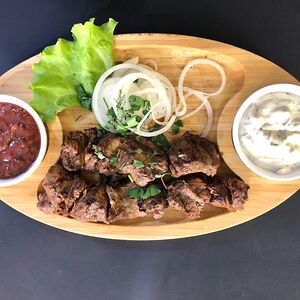 Сочный шашлык из говяжьей вырезки