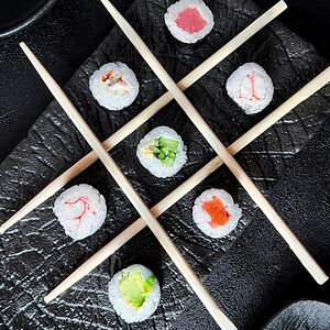 Ролл с огурцом