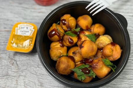 Пельмени жареные 