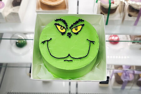 Бенто-торт Гринч 