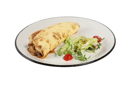 Омлет с говядиной