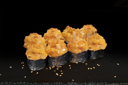 Кунашир эби с креветкой и снежным крабом