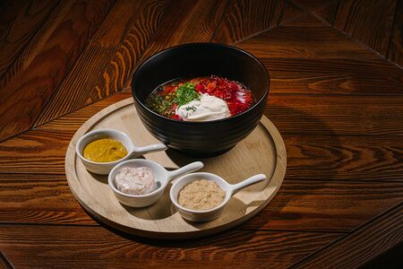 Борщ с фермерской уткой