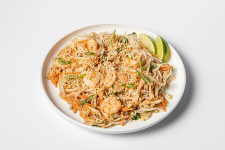Лапша Пад тай с креветками