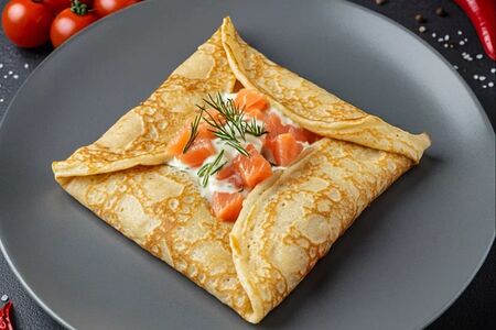 Блин с семгой 