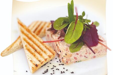 Тартар из малосоленого лосося