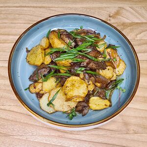 Картошка с мясом по-домашнему