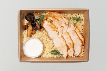 Паста Птитим с куриным филе