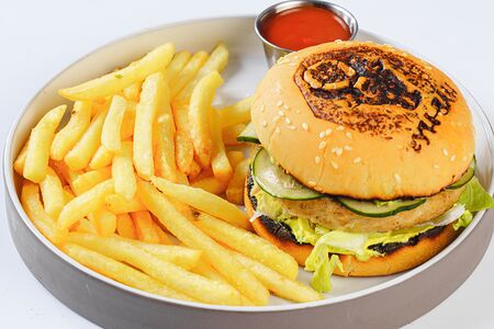 Мини-бургер с курицей