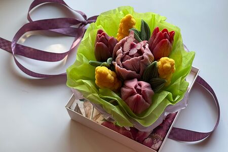 Букет цветов из шоколада мини