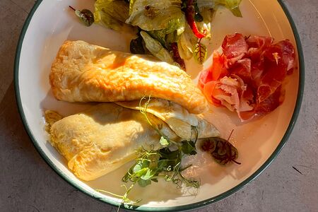 Омлет с Пармой