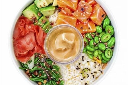 Поке с лососем