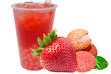 Bubble Tea Клубника-личи