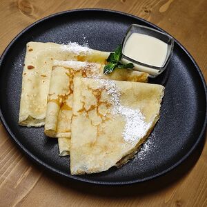 Блинчики со сгущенкой