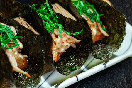 Криспи-райс с крабом