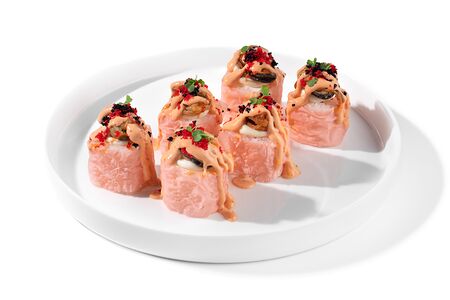 Ролл в маменори с жареной мидией