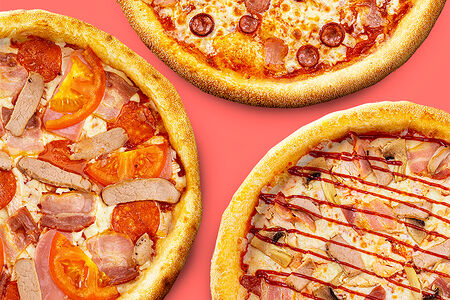 Сет мясной из 3 пицц