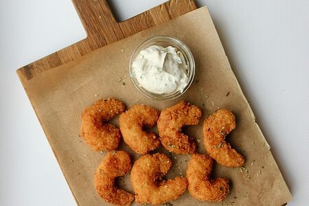 Креветки темпура