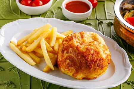 Хачапургер с бараниной