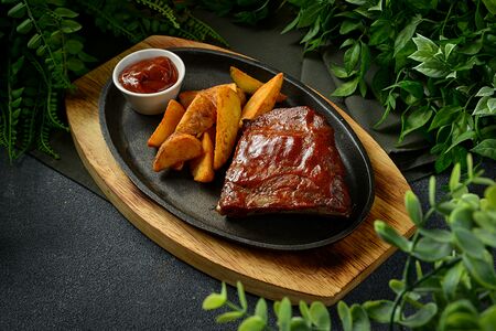 Рёбра свиные в глазури