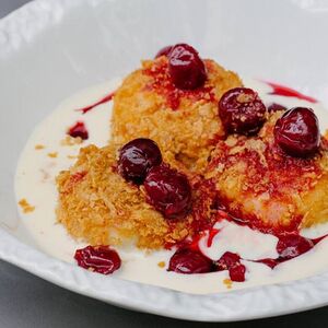 Сырники вишневые хрустящие 