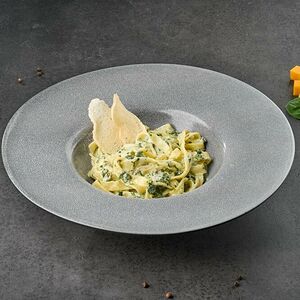 Паста Феттуччине со шпинатом