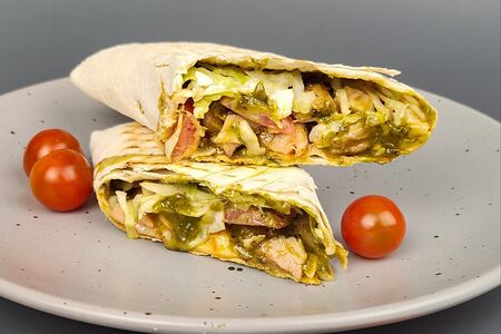 Шаурма итальянская с курицей большая 