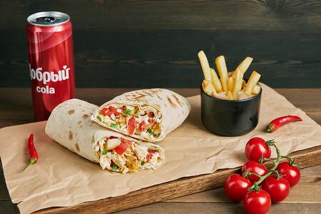 Комбо с шаурмой