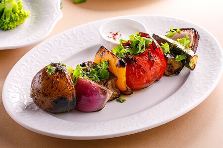 Овощной шашлык