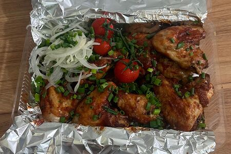 Крылышки куриные запечённые Барбекю
