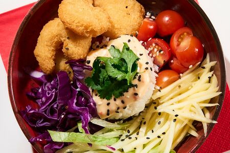 Боул с креветкой