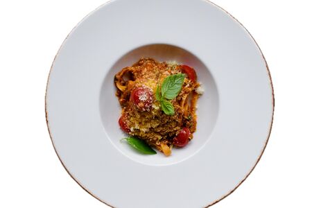 Тальятелле с соусом болоньезе